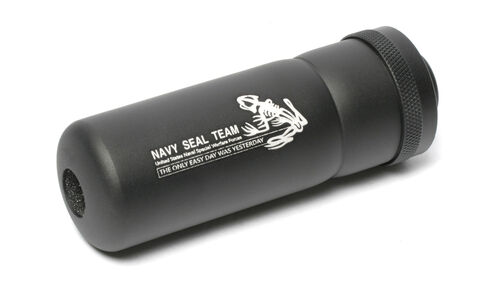 SILENCIADOR NAVY SEAL SKULL FROG 14MM CCW G&G (G-01-038)