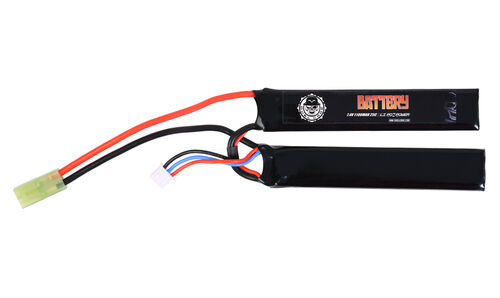 BATERIA LIPO 7.4V 1100MAH 25C (2PC) DUEL CODE