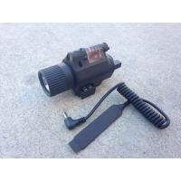 Linterna LED estilo M6 negro con laser rojo