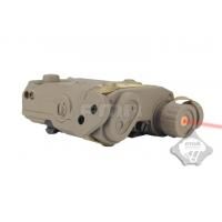 Laser rojo fma con Caja de bateria estilo AN/PEQ-15 tan tb495