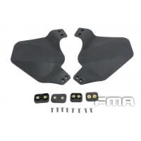 Side cover PLASTICO for fast helmet rail negro