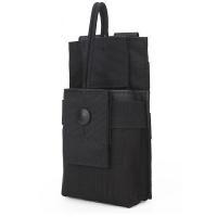 Porta radio corto molle 1000D NEGRO