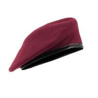 Boina rojo Vino de lana talla 59
