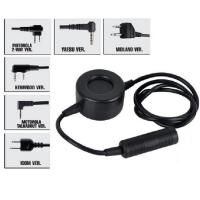 PTT estilo TCI kenwood pin negro HD-PTT-TCI-KW-BK