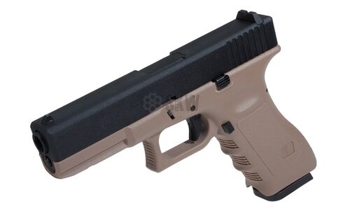 MK1 GAS BLOW BACK METAL SLIDE TAN - SAIGO DEFENSE