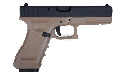 MK1 GAS BLOW BACK METAL SLIDE TAN - SAIGO DEFENSE